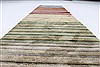 Modern Multicolor Runner Hand Knotted 26 X 80  Area Rug 250-23320 Thumb 1