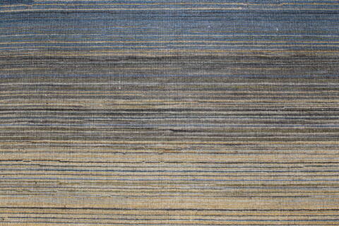 Modern Green Runner Hand Knotted 26 X 80  Area Rug 250-23322 Image 3