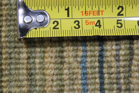 Modern Green Runner Hand Knotted 26 X 80  Area Rug 250-23322 Image 9