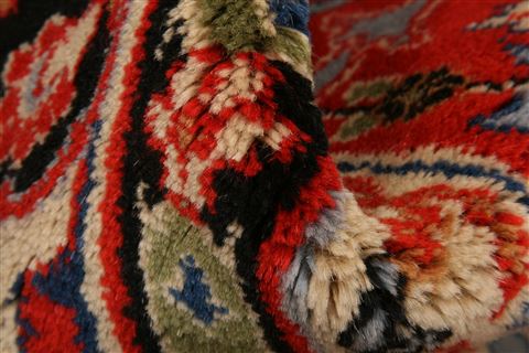 Tabriz Red Hand Knotted 60 X 90 Area Rug 100-23323 Image 1