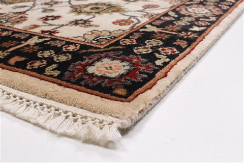 Kashmar Beige Runner Hand Knotted 26 X 80 Area Rug 250-23327 Image 5