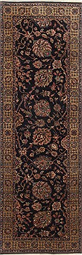 Tabriz Blue Runner Hand Knotted 2'8" X 7'10"  Area Rug 250-23328