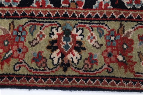 Kashmir Blue Runner Hand Knotted 28 X 711 Area Rug 250-23331 Image 2