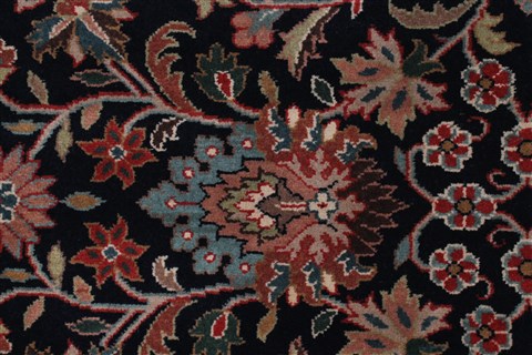 Kashmir Blue Runner Hand Knotted 28 X 711 Area Rug 250-23331 Image 3