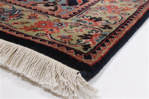 Kashmir Blue Runner Hand Knotted 28 X 711 Area Rug 250-23331 Image 5