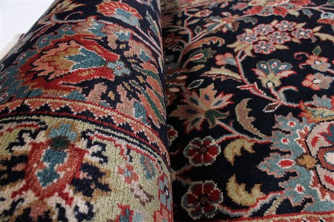 Kashmir Blue Runner Hand Knotted 28 X 711 Area Rug 250-23331 Image 9