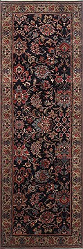 Kashmir Blue Runner Hand Knotted 2'8" X 7'11"  Area Rug 250-23331