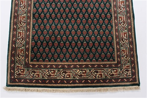 Bidjar Green Runner Hand Knotted 27 X 78 Area Rug 250-23337 Image 5