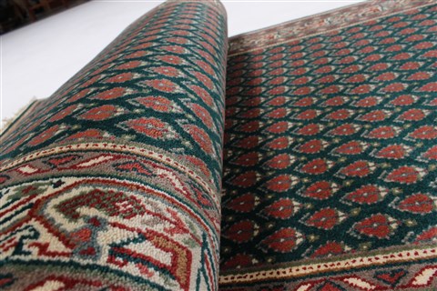 Bidjar Green Runner Hand Knotted 27 X 78 Area Rug 250-23337 Image 9