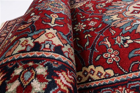 Semnan Red Runner Hand Knotted 27 X 710 Area Rug 250-23339 Image 10