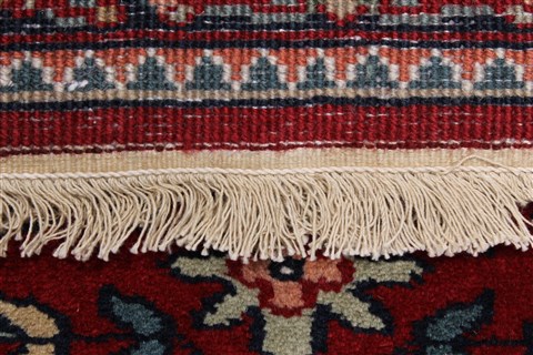 Semnan Red Runner Hand Knotted 27 X 710 Area Rug 250-23339 Image 12