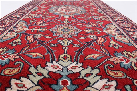 Semnan Red Runner Hand Knotted 27 X 710 Area Rug 250-23339 Image 1