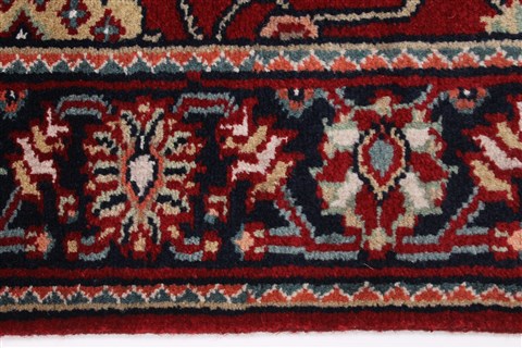 Semnan Red Runner Hand Knotted 27 X 710 Area Rug 250-23339 Image 2