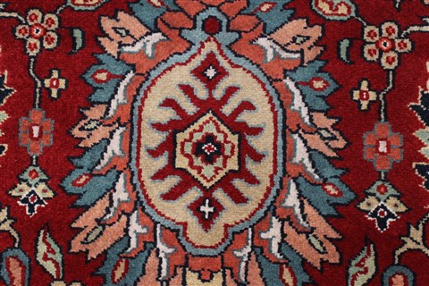 Semnan Red Runner Hand Knotted 27 X 710 Area Rug 250-23339 Image 3