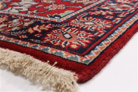 Semnan Red Runner Hand Knotted 27 X 710 Area Rug 250-23339 Image 5