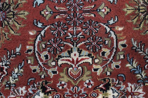 Semnan Brown Runner Hand Knotted 25 X 80 Area Rug 250-23341 Image 2