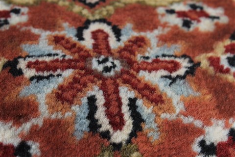 Semnan Brown Runner Hand Knotted 25 X 80 Area Rug 250-23341 Image 6