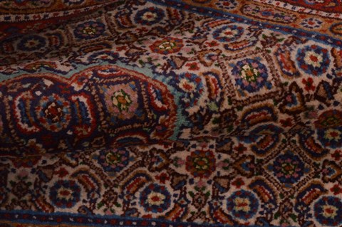 Mood Beige Hand Knotted 31 X 40  Area Rug 100-23376 Image 5