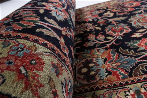 Kashmir Blue Runner Hand Knotted 28 X 711 Area Rug 250-23382 Image 12