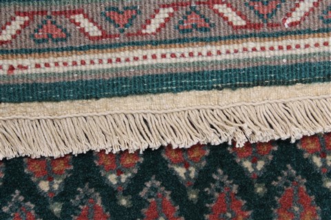 Bidjar Green Runner Hand Knotted 27 X 79 Area Rug 250-23383 Image 2
