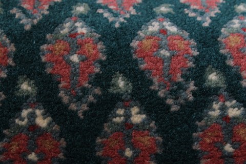 Bidjar Green Runner Hand Knotted 27 X 79 Area Rug 250-23383 Image 7