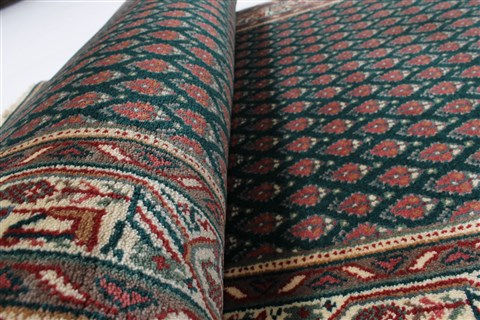 Bidjar Green Runner Hand Knotted 27 X 79 Area Rug 250-23383 Image 9