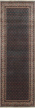Bidjar Green Runner Hand Knotted 2'7" X 7'9"  Area Rug 250-23383