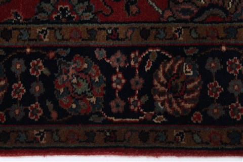 Tabriz Red Runner Hand Knotted 28 X 711 Area Rug 250-23387 Image 2