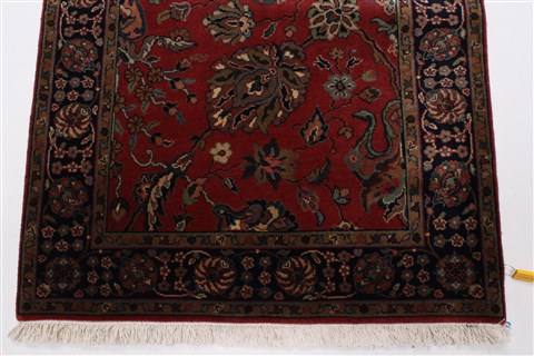 Tabriz Red Runner Hand Knotted 28 X 711 Area Rug 250-23387 Image 4