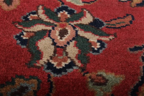 Tabriz Red Runner Hand Knotted 28 X 711 Area Rug 250-23387 Image 6