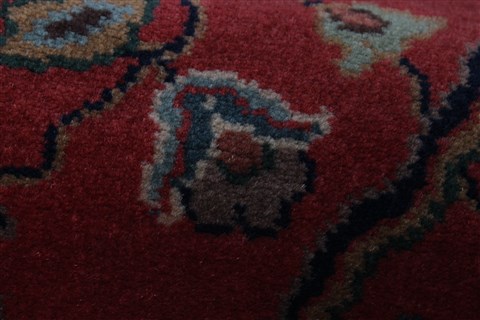 Tabriz Red Runner Hand Knotted 28 X 711 Area Rug 250-23387 Image 7