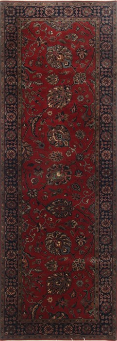 Tabriz Red Runner Hand Knotted 28 X 711 Area Rug 250-23387 Image 0