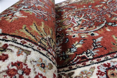 Kashan Brown Runner Hand Knotted 25 X 80 Area Rug 250-23388 Image 11