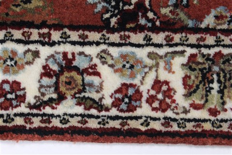 Kashan Brown Runner Hand Knotted 25 X 80 Area Rug 250-23388 Image 4