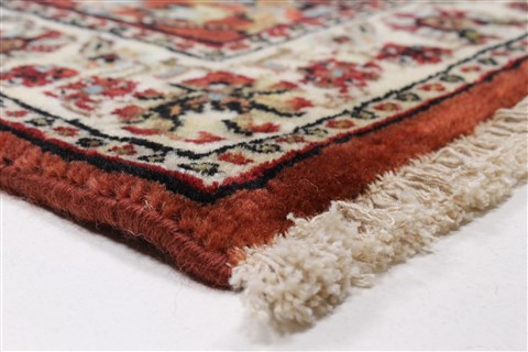 Kashan Brown Runner Hand Knotted 25 X 80 Area Rug 250-23388 Image 7