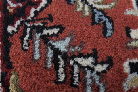 Kashan Brown Runner Hand Knotted 25 X 80 Area Rug 250-23388 Image 8