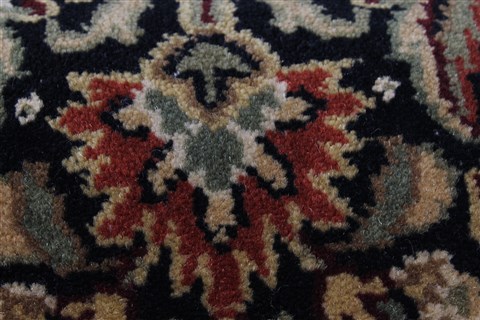 Herati Black Runner Hand Knotted 28 X 710 Area Rug 250-23390 Image 10