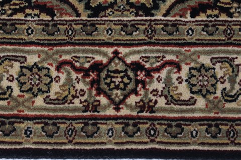 Herati Black Runner Hand Knotted 28 X 710 Area Rug 250-23390 Image 4
