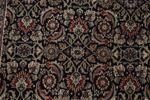 Herati Black Runner Hand Knotted 28 X 710 Area Rug 250-23390 Image 5