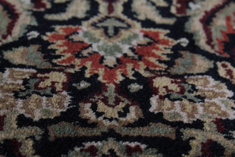 Herati Black Runner Hand Knotted 28 X 710 Area Rug 250-23390 Image 8