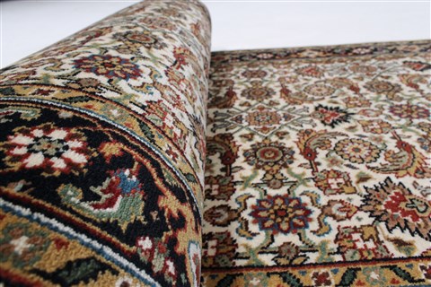 Herati Beige Runner Hand Knotted 27 X 711 Area Rug 250-23392 Image 5
