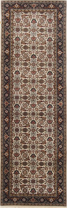 Herati Beige Runner Hand Knotted 27 X 711 Area Rug 250-23392 Image 0