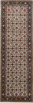 Herati Beige Runner Hand Knotted 2'7" X 7'11"  Area Rug 250-23392