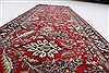 Tabriz Red Runner Hand Knotted 25 X 711  Area Rug 250-23393 Thumb 3