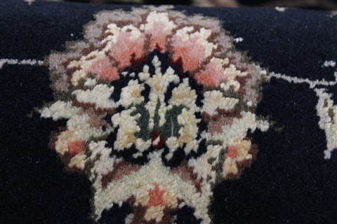 Tabriz Black Runner Hand Knotted 26 X 80 Area Rug 250-23394 Image 7