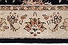 Tabriz Black Runner Hand Knotted 26 X 80 Area Rug 250-23394 Thumb 3