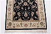 Tabriz Black Runner Hand Knotted 26 X 80  Area Rug 250-23394 Thumb 5