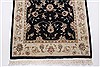 Tabriz Black Runner Hand Knotted 26 X 80 Area Rug 250-23394 Thumb 5