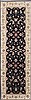 Tabriz Black Runner Hand Knotted 26 X 80  Area Rug 250-23394 Thumb 0