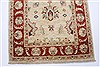 Pishavar Beige Runner Hand Knotted 28 X 86  Area Rug 250-23396 Thumb 6